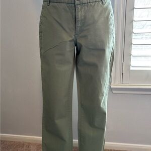 J. Crew Straight Chino Pants in Olive